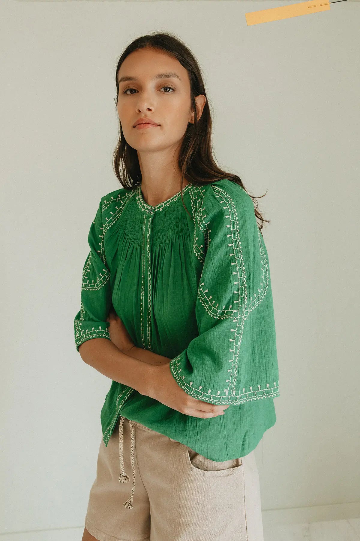 Indi & Cold embroidered blouse