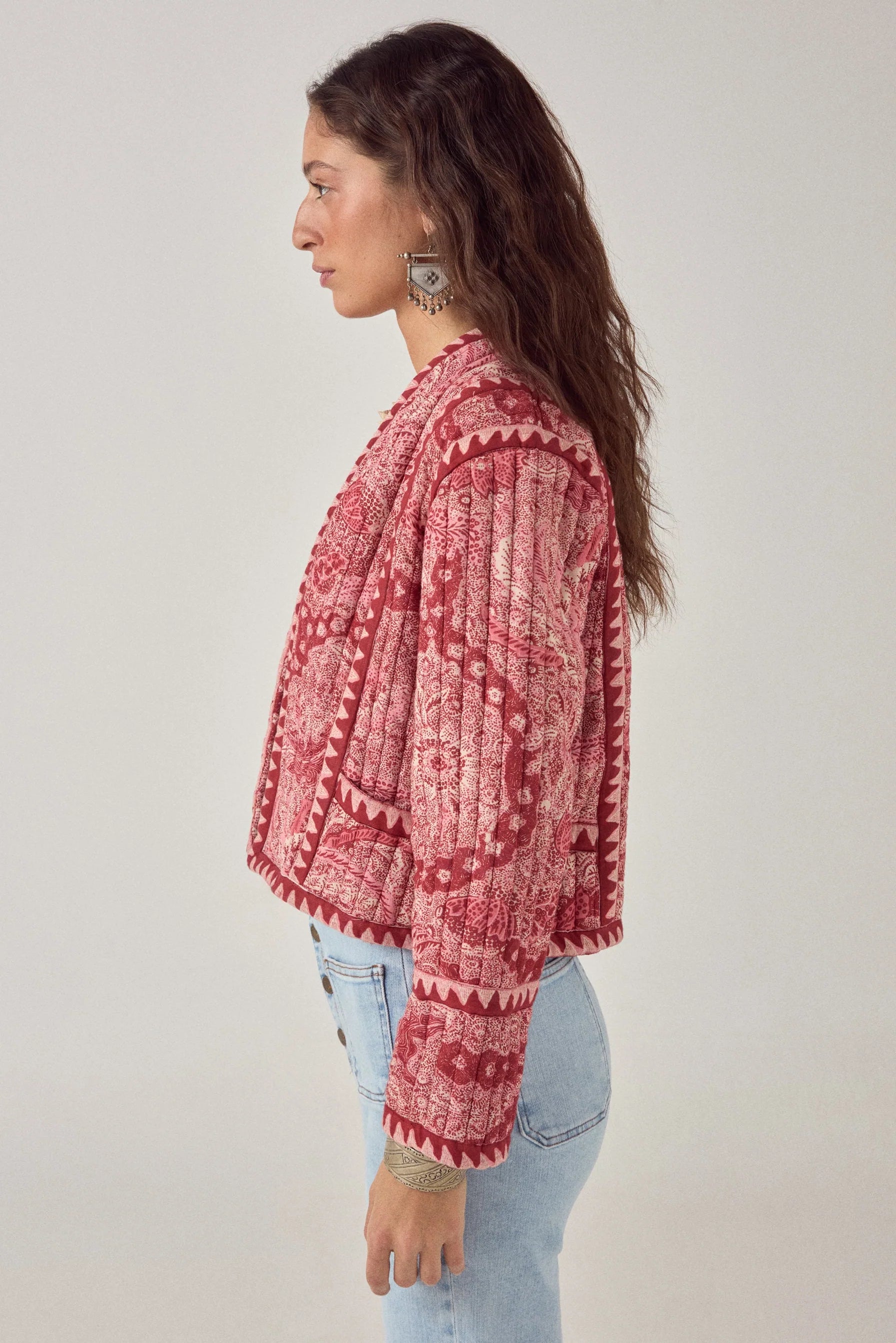 Maison Hotel Sujata Jacket in Red Java