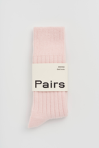 Pairs Frosting Pink Merino Bed Socks