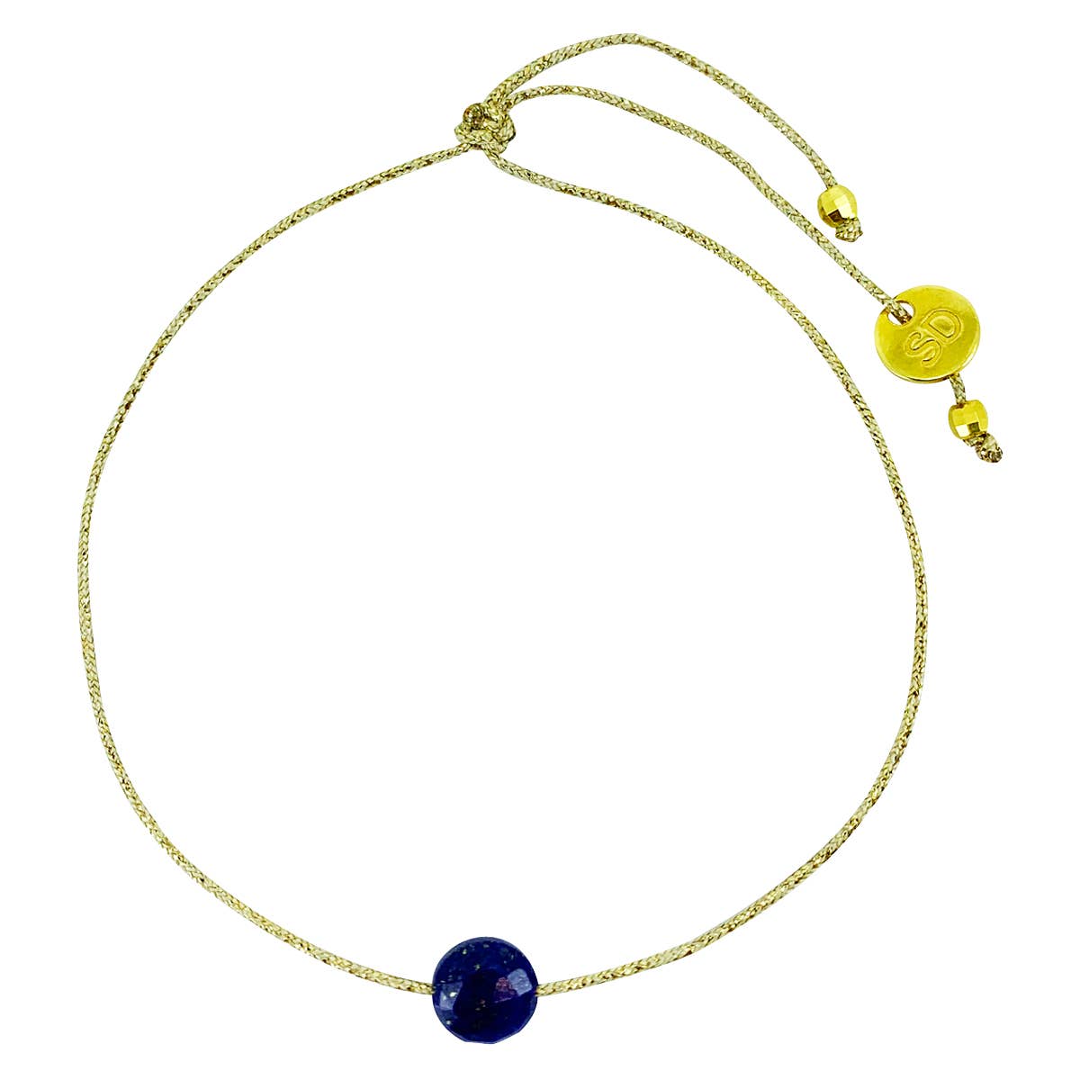 Marion fine stone bracelet with Lapis lazuli