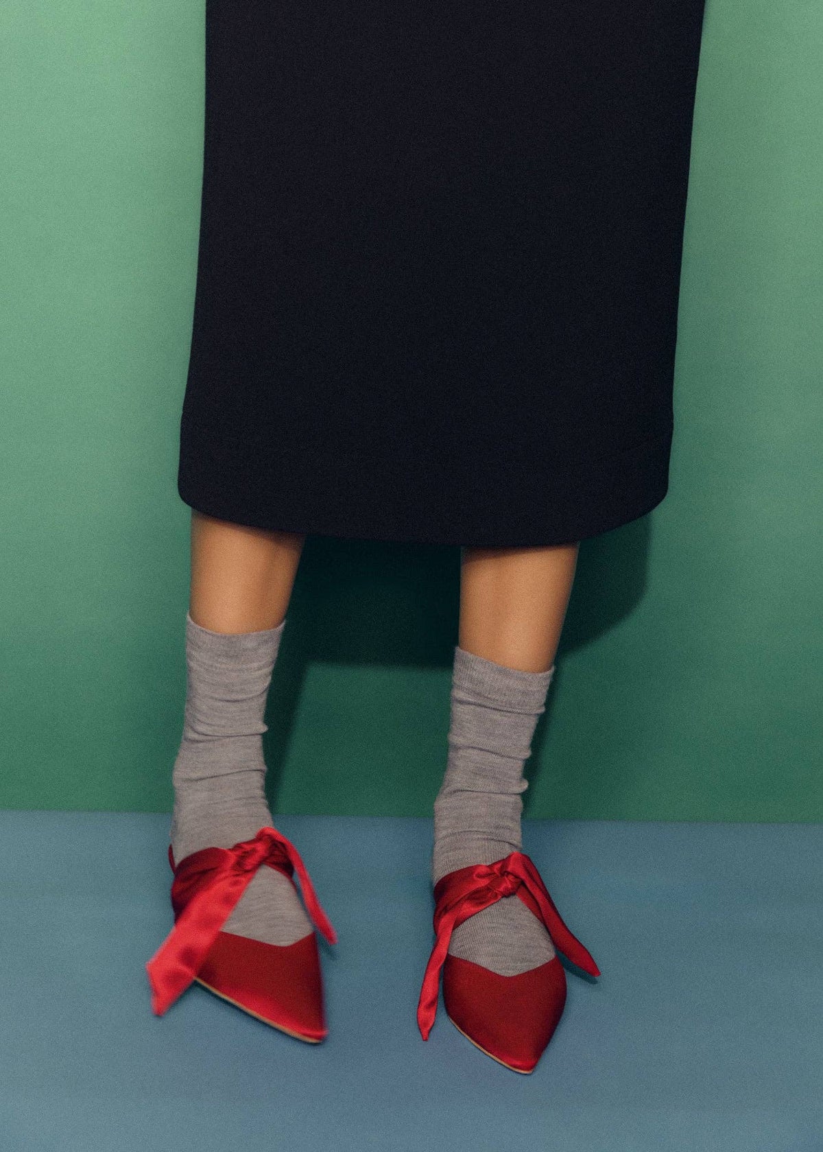 Pairs Correct Grey Merino Socks