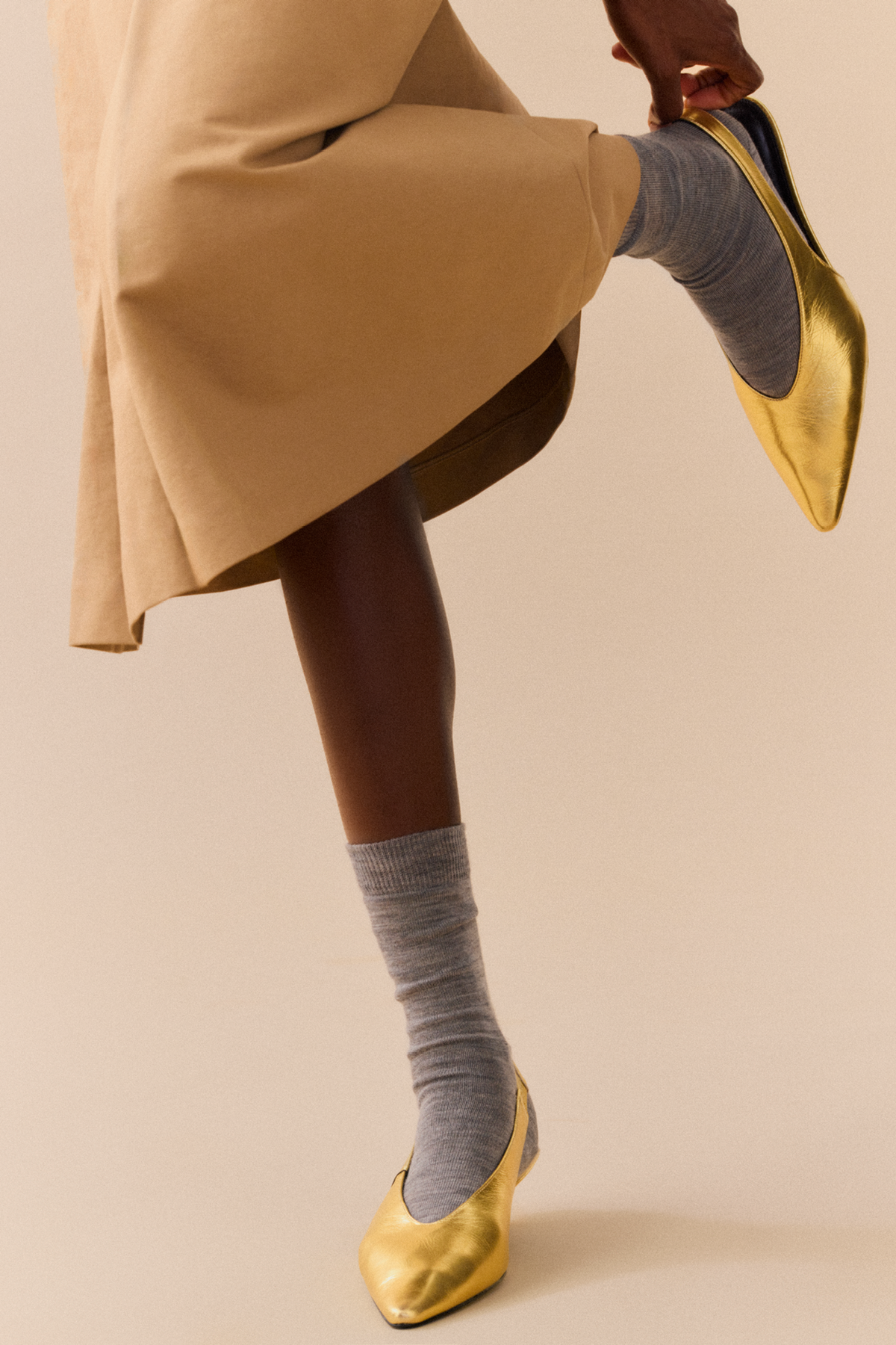 Pairs Correct Grey Merino Socks