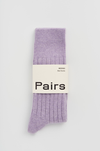 Pairs Parma Violet Merino Bed Socks