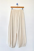 Le Bon Shoppe Women's Cotton Balloon Pants - Naturel