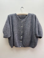 Mohair Short sleeve in Charcoal