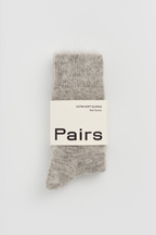 Pairs Correct Grey Ultra Soft Alpaca Bed Socks