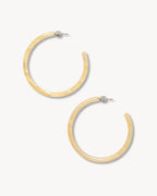 Large Hoops in Citrine