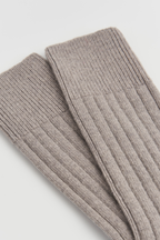 Pairs Correct Grey Merino Bed Socks