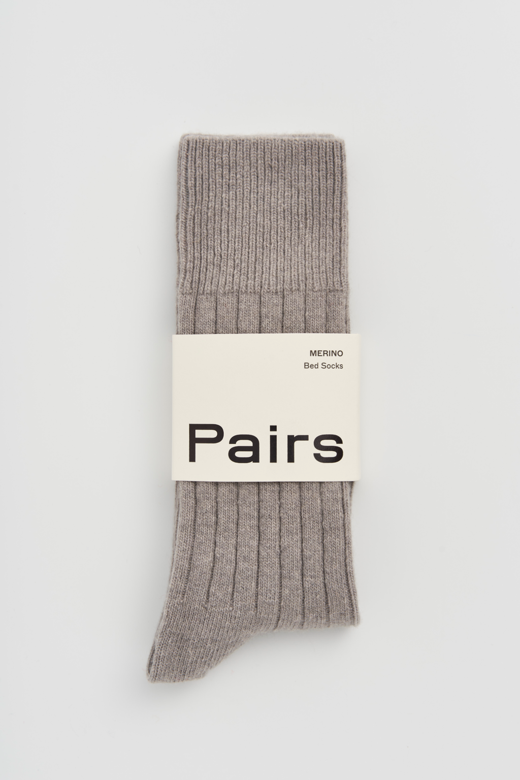 Pairs Correct Grey Merino Bed Socks