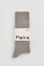 Pairs Correct Grey Merino Bed Socks