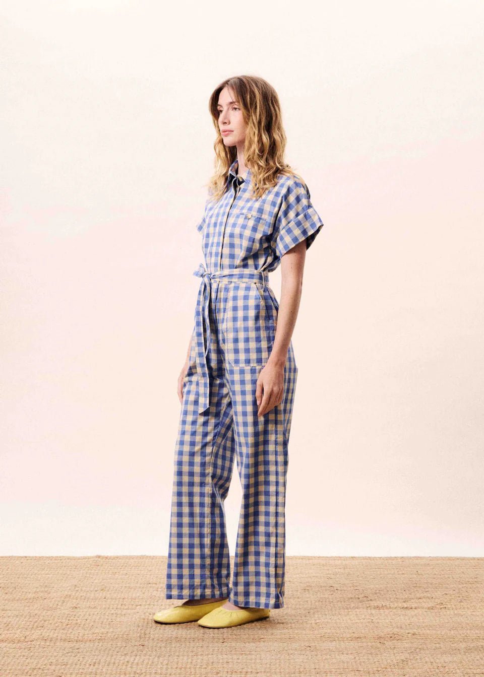 FRNCH gingham jumpsuit