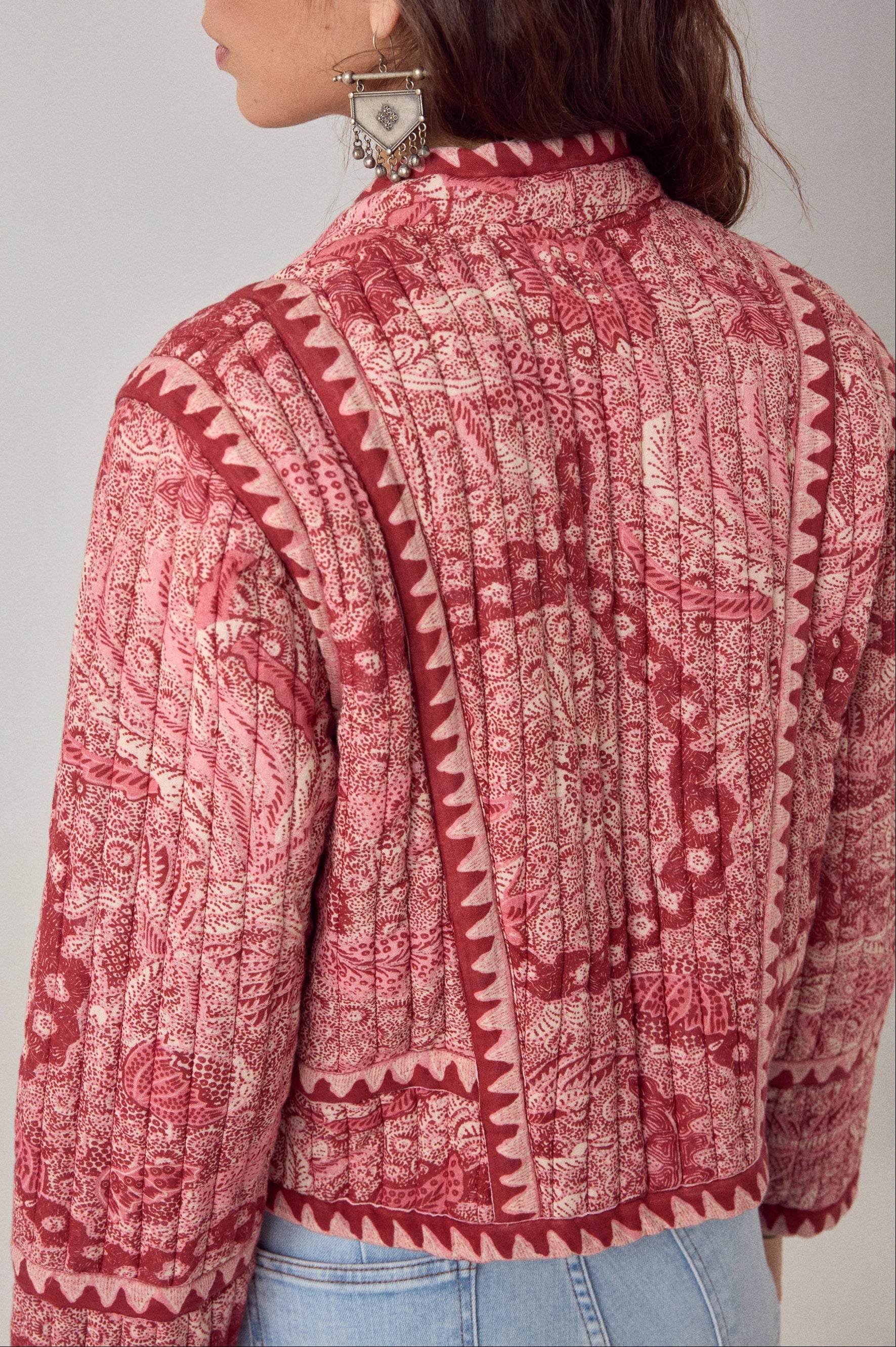 Maison Hotel Sujata Jacket in Red Java