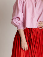 Daydress Pimento Red Cotton voile trousers