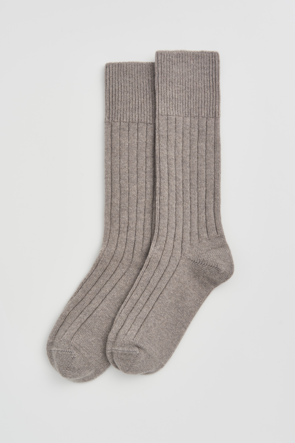 Pairs Correct Grey Merino Bed Socks