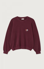 American Vintage Atubay Sweater in Wine Lie