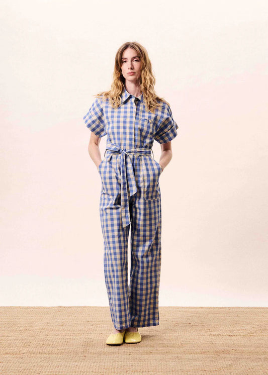 FRNCH gingham jumpsuit