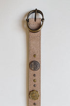 Suede Sikka Studded Belt
