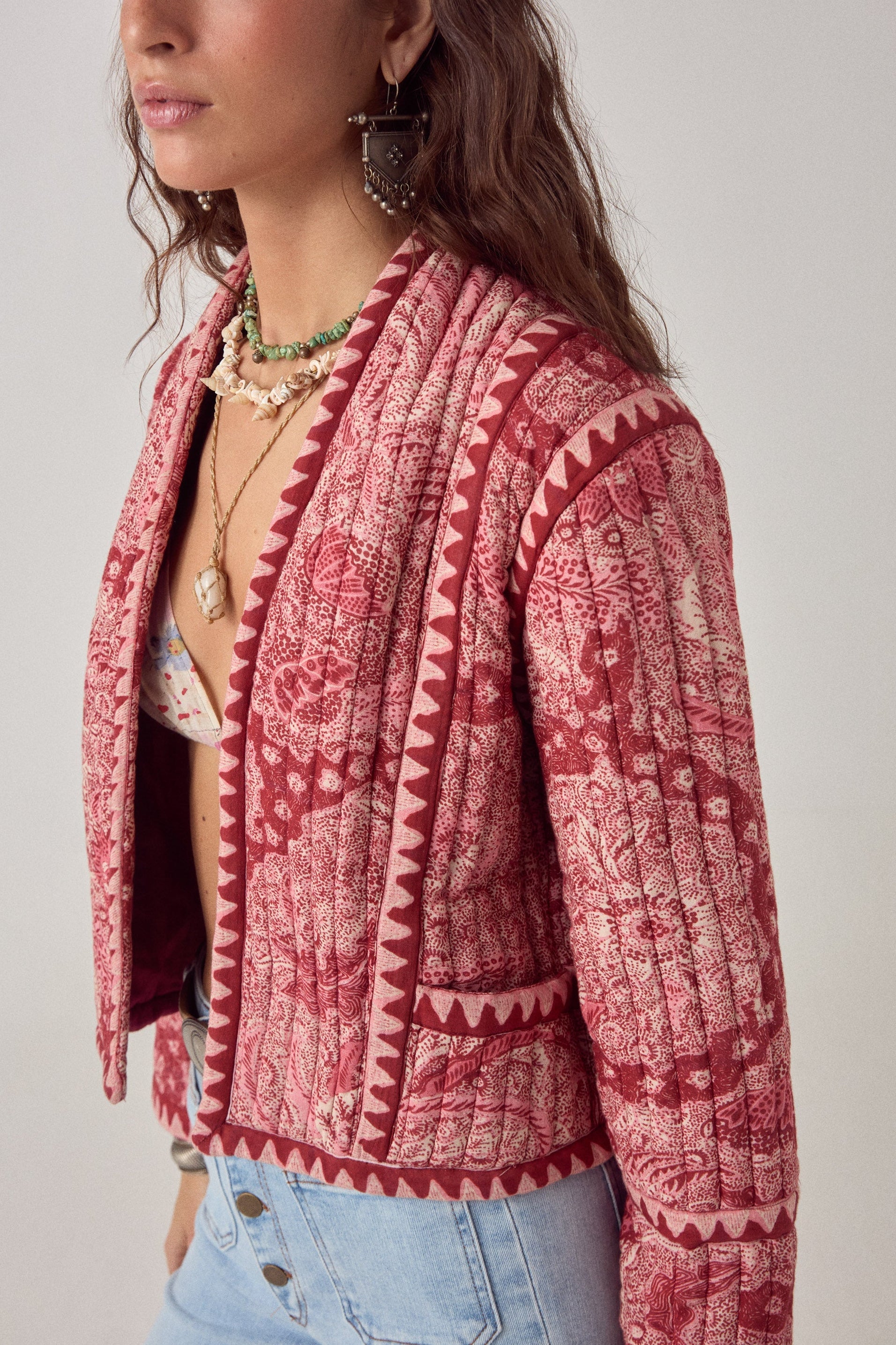 Maison Hotel Sujata Jacket in Red Java
