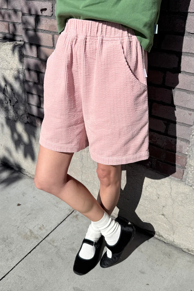 Le Bon Shoppe Shorts in Pink Cord