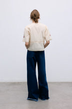 Narcise Embroidered Blouse Ecru