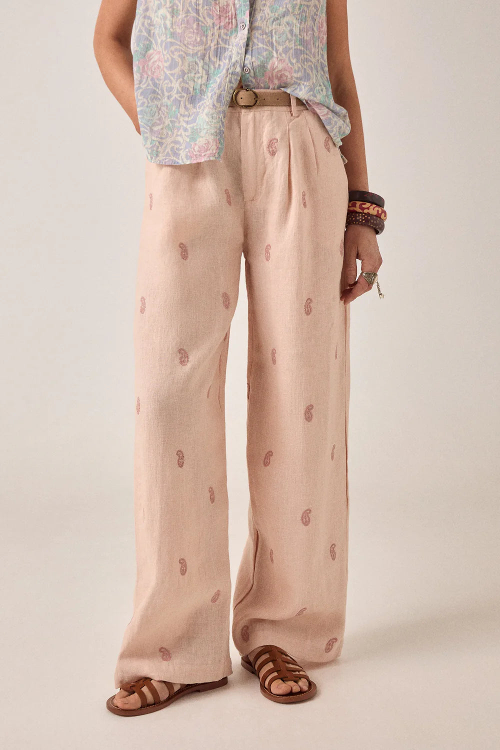 Maison Hotel Otto pant in vegas Blush