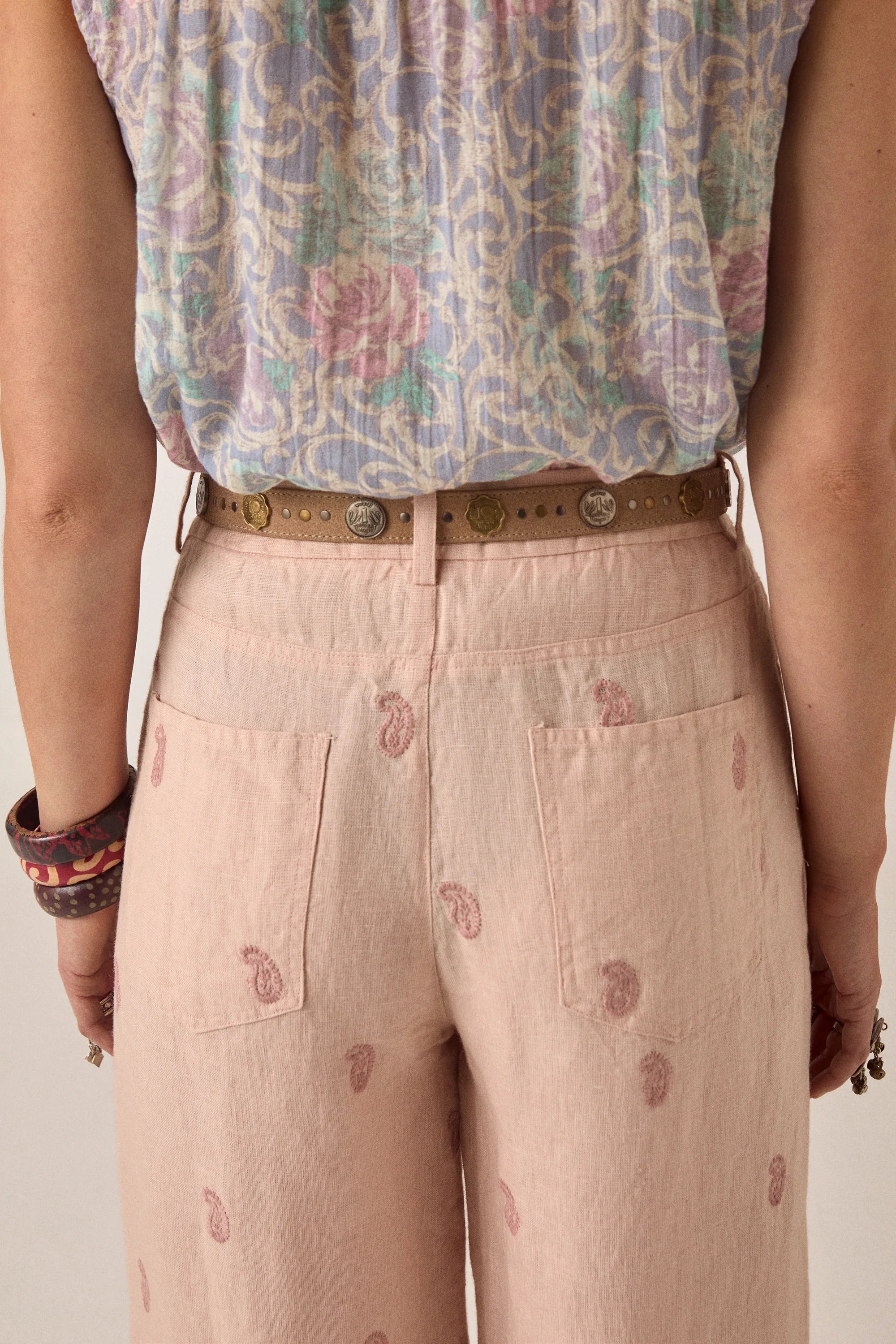 Maison Hotel Otto pant in vegas Blush