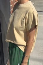 Le Bon Shoppe Jeanne Tee in Butter