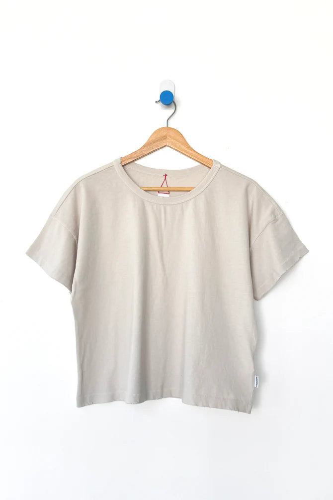Le Bon Shoppe Fille Cotton Vintage Tee in Rice