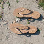 Sleepers Tapered Flip Flops in Sand