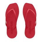 Sleepers Tapered Flip Flops in Red