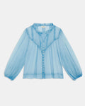 Suncoo Lovana blouse light blue cotton
