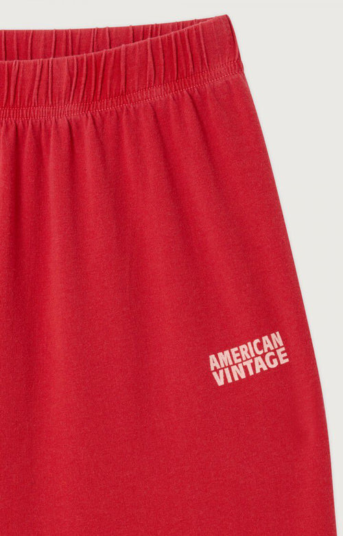 American Vintage Pym Trousers in Red