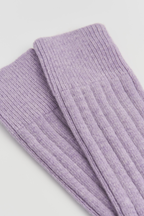 Pairs Parma Violet Merino Bed Socks