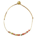 Sophie Deschamps fine tourmaline and jade bracelet