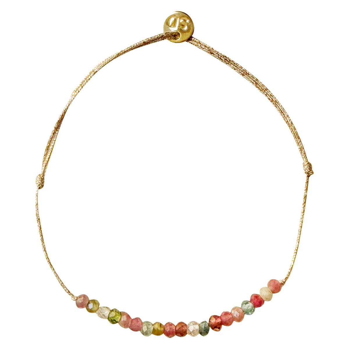 Sophie Deschamps fine tourmaline and jade bracelet