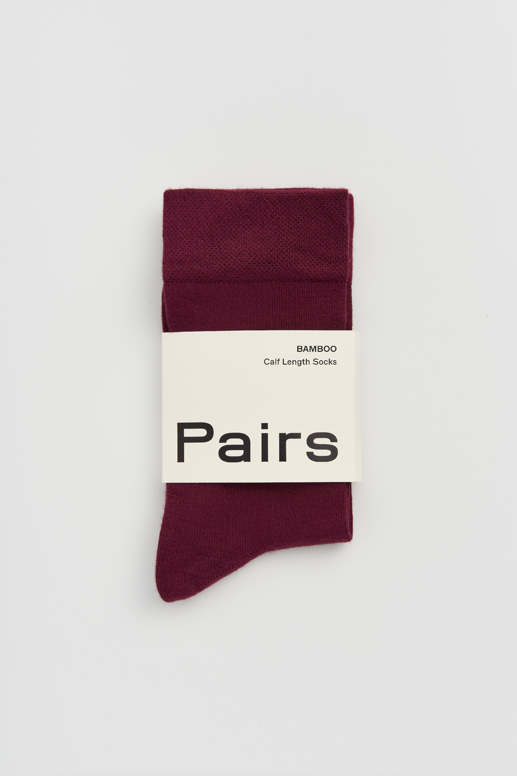 Pairs Dark Plum Bamboo Socks