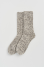 Pairs Correct Grey Ultra Soft Alpaca Bed Socks