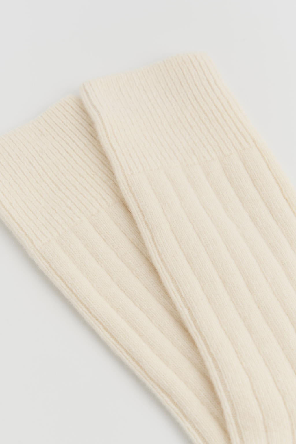 Pairs Clotted Cream Merino Bed Socks