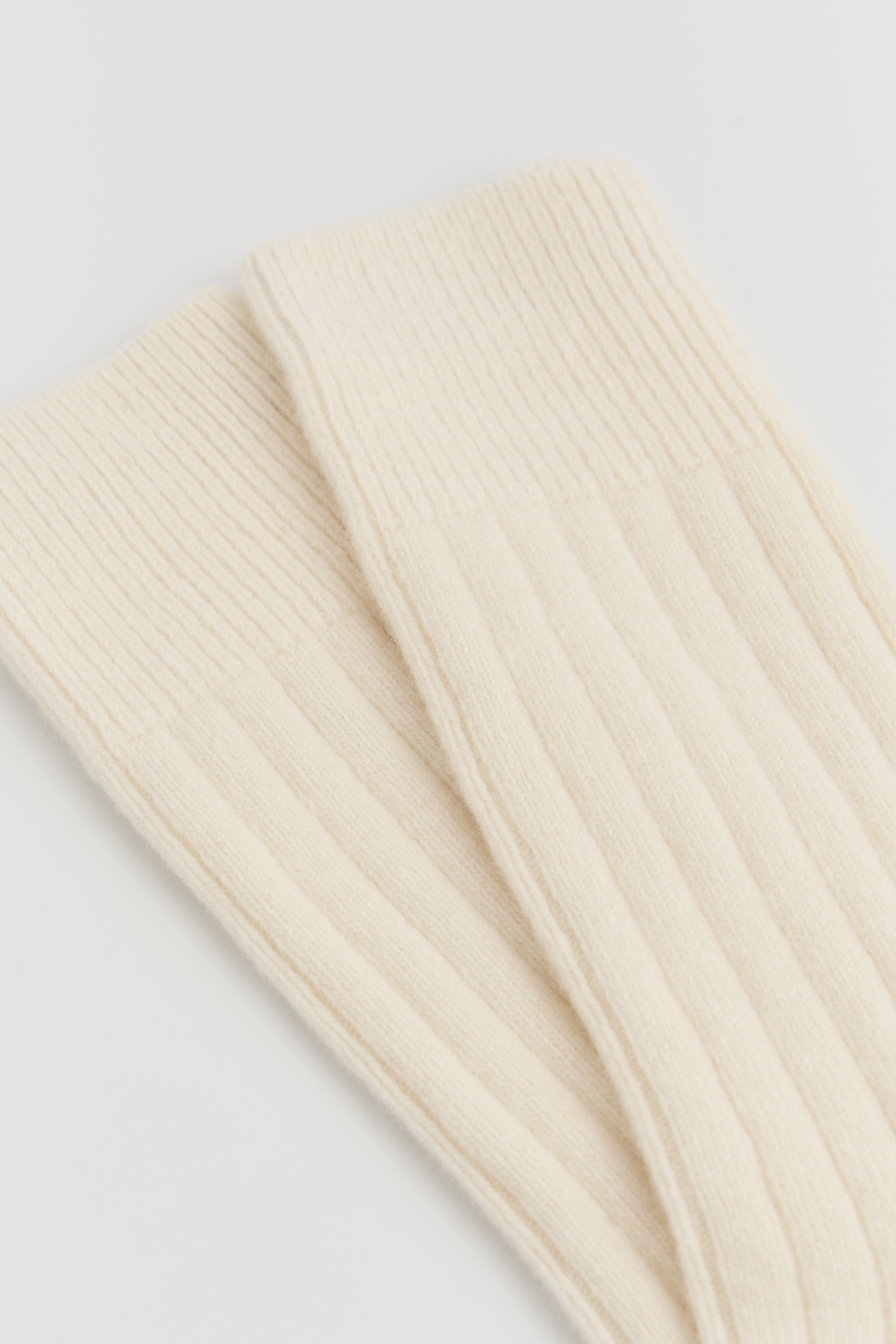 Pairs Clotted Cream Merino Bed Socks