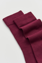Pairs Dark Plum Bamboo Socks