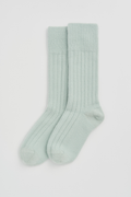 Pairs Winter Mint Merino Bed Socks
