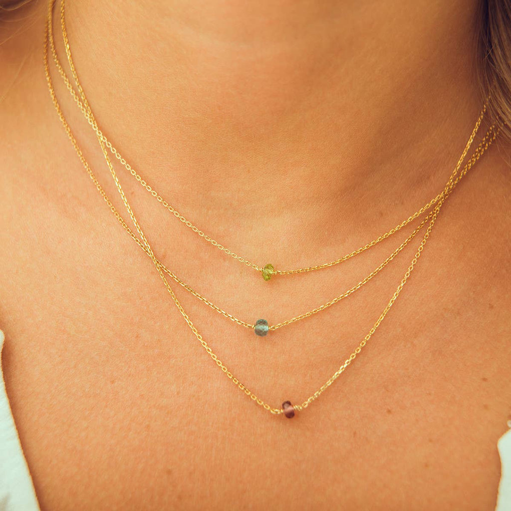 Sophie Deschamps Peridot fine necklace