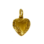 Indian Ribbon Necklace with Heart pendant
