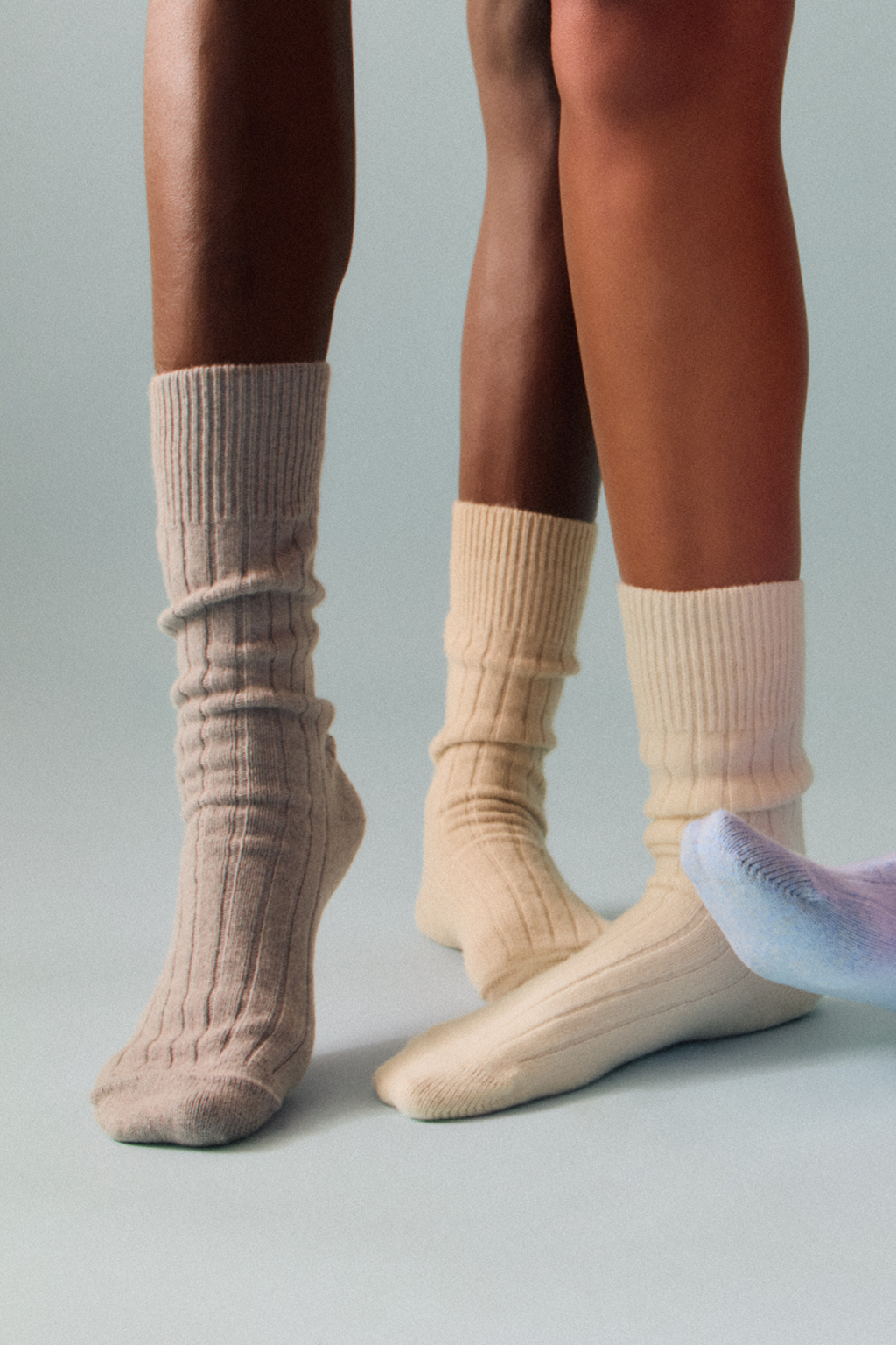Pairs Correct Grey Merino Bed Socks