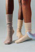 Pairs Correct Grey Merino Bed Socks
