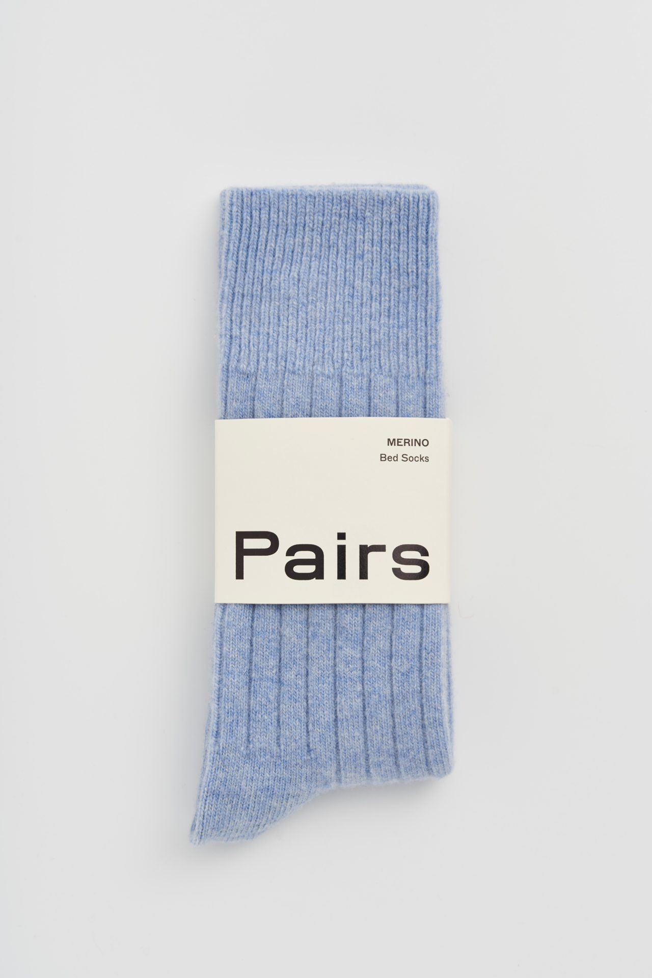 Morning Blue Merino Socks
