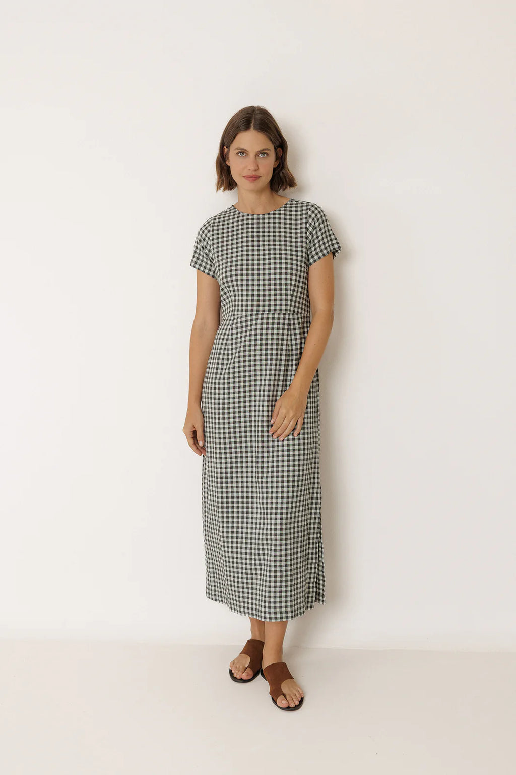 Indi and Cold Long Gingham Dress